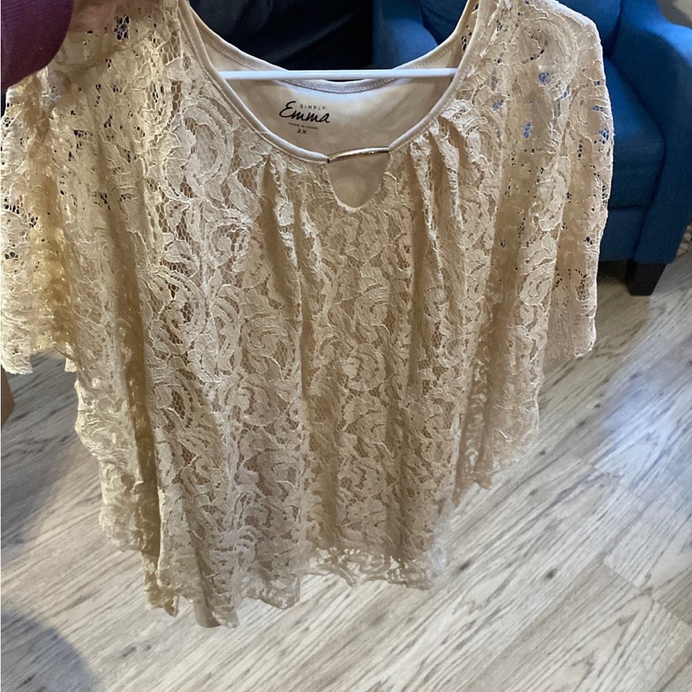 Beige Emma top 2x